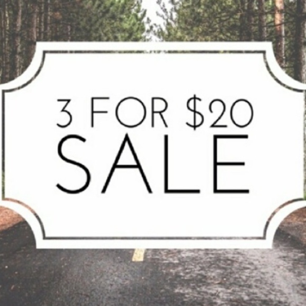3 for 20!!!